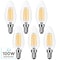 Luxrite B11 LED Light Bulbs 7W (100W Equivalent) 800LM 3000K Soft White Dimmable E12 Candelabra Base 6-Pack LR21634-6PK - alternate 1